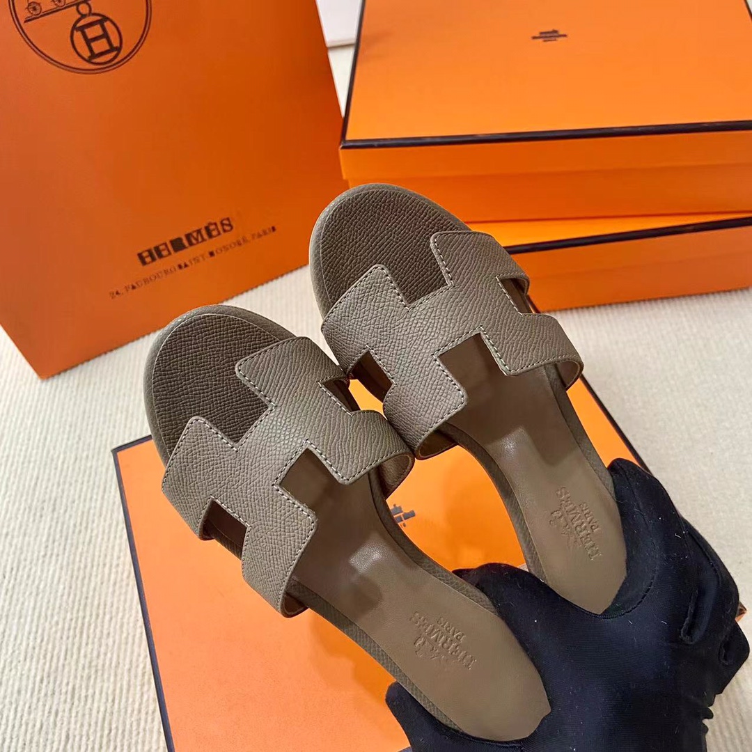 에르메스 올수공 오아시스 슬리퍼 샌들 앱송 30